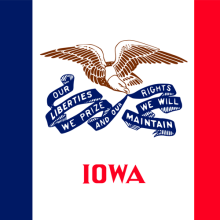 флаг штата IOWA