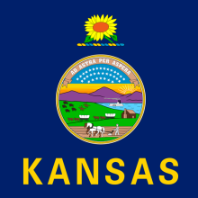 флаг штата KANSAS