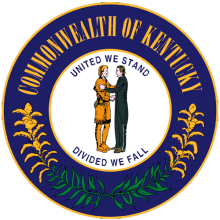 печать штата KENTUCKY