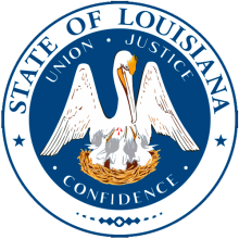 печать штата LOUISIANA