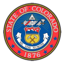 печать штата COLORADO 