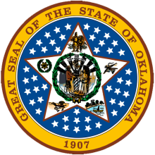 печать штата OKLAHOMA