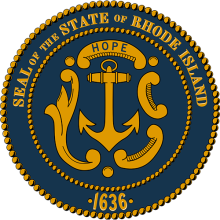 печать штата RHODE ISLAND