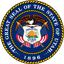 печать штата UTAH