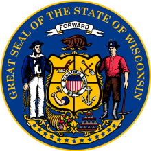 печать штата WISCONSIN